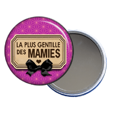 Miroir de poche - Idée cadeau fête des grand-mères