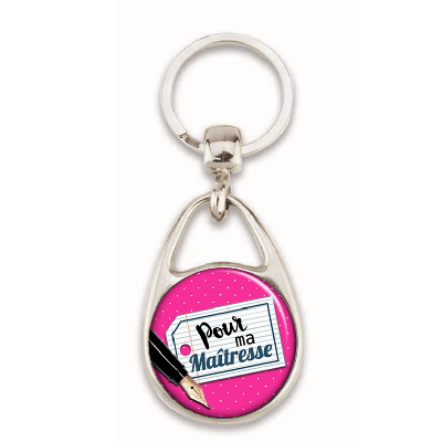 Porte clés maitresse - idée cadeau - Em création