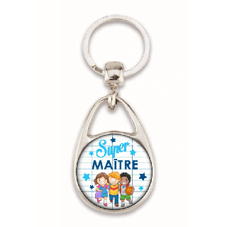 idée cadeau maitre d'école - porte clés - Em création