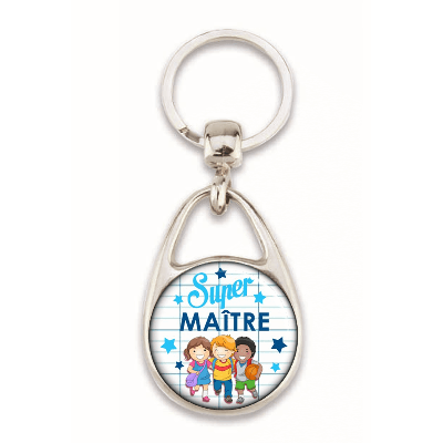 idée cadeau maitre d'école - porte clés - Em création