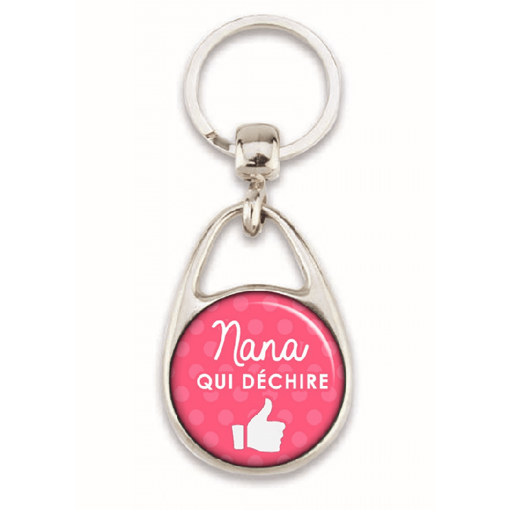       Un porte-clés rose pour une nana qui déchire
    