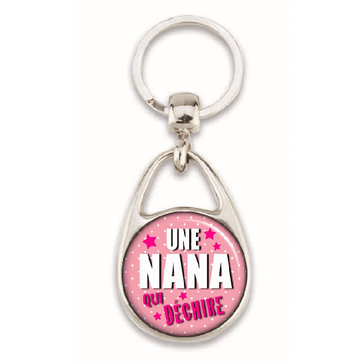       Un porte-clés rose pour une nana qui déchire
    