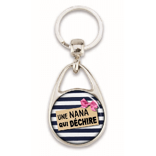 une nana qui déchire, super porte clé pas cher en vente sur em-creation.fr