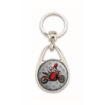 Porte clés "Un motard qui déchire"