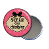 idée cadeau - miroir de poche soeur qui déchire - toutes les idées cadeaux sont sur em-creation.fr - Miroir de poche