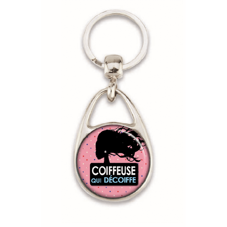       Porte clés coiffeuse - em creation
    