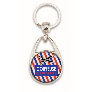 Porte clés coiffeuse - em creation