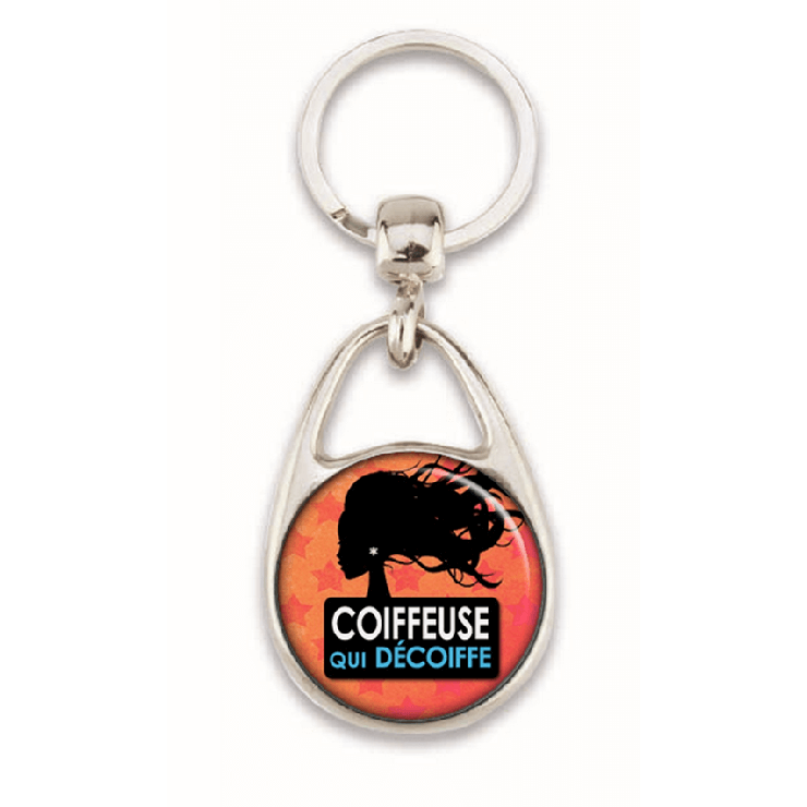       Porte clés coiffeuse - em creation
    