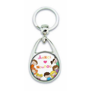 Porte clés merci nounou - Em creation