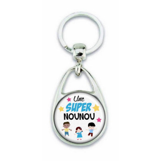 Porte clés une super nounou - Em creation