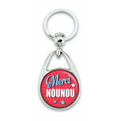 Porte clés merci nounou - Em creation