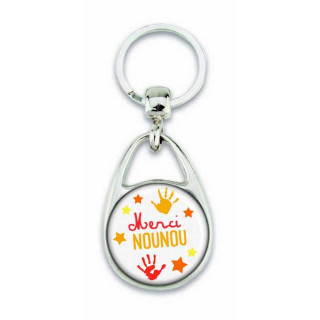 Porte clés merci nounou - Em creation