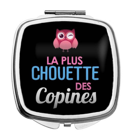       Miroir à clapet pour la plus chouette des copines - Em création
    
