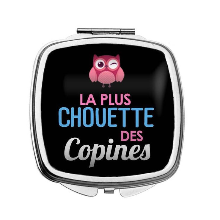Miroir à clapet pour la plus chouette des copines - Em création