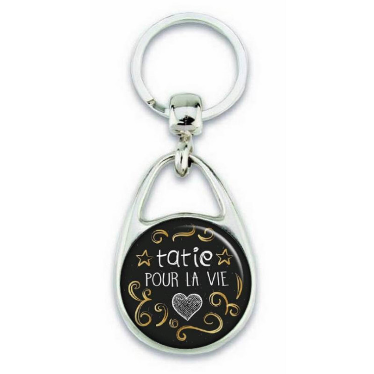       Porte clés 'Tatie pour la vie' - Em création
    