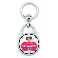 Porte clés pour la meilleure aide soignante du monde