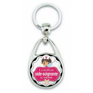 Porte clés pour la meilleure aide soignante du monde' - Em création