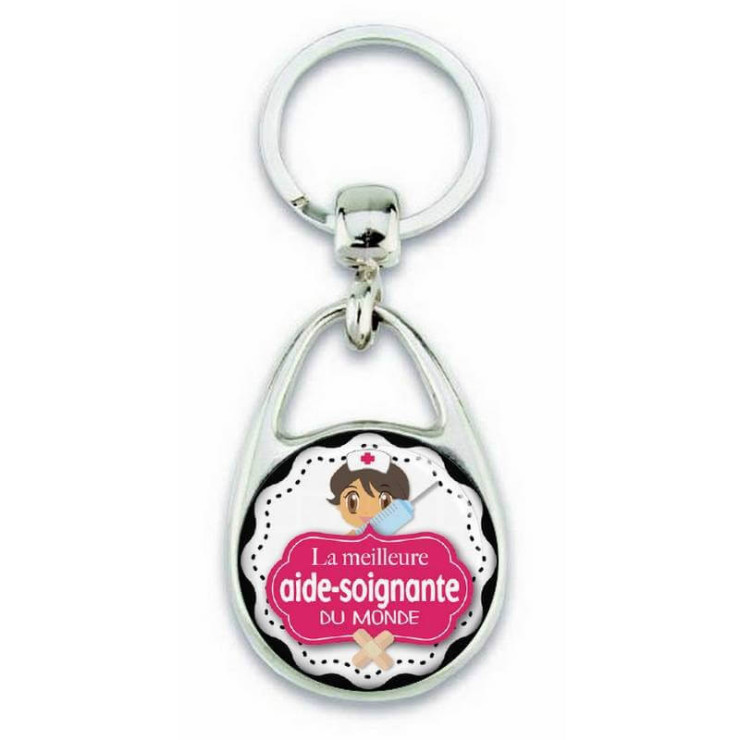       Porte clés pour la meilleure aide soignante du monde' - Em création
    