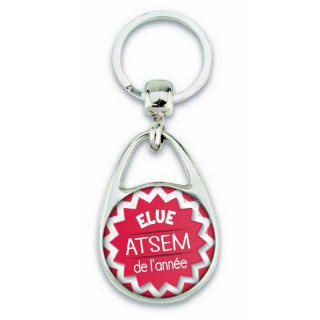 Porte clés Elu atsem de l'année - Em création