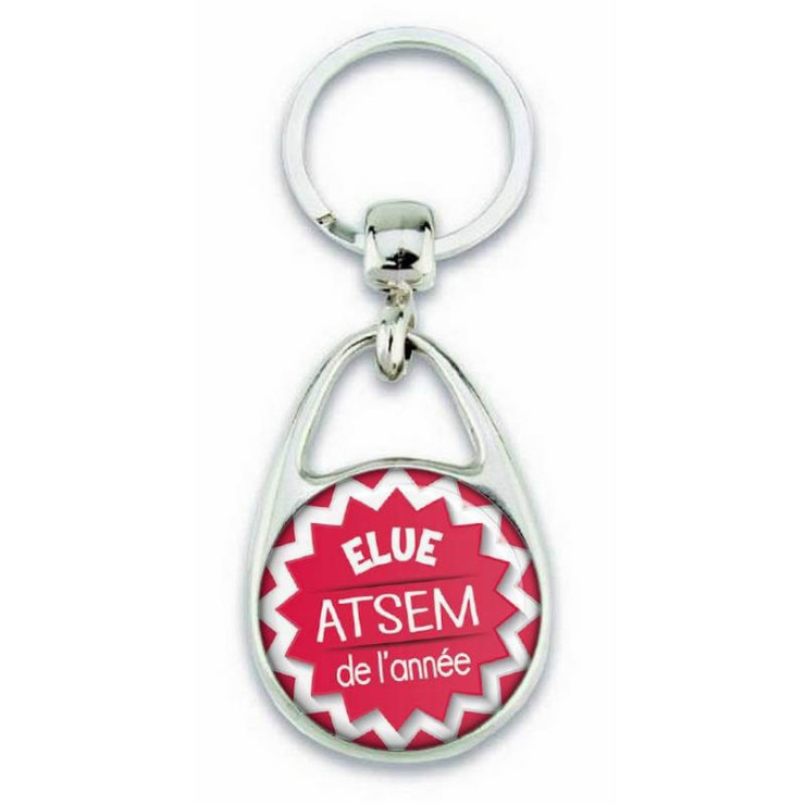 Porte clés Elu atsem de l'année - Em création