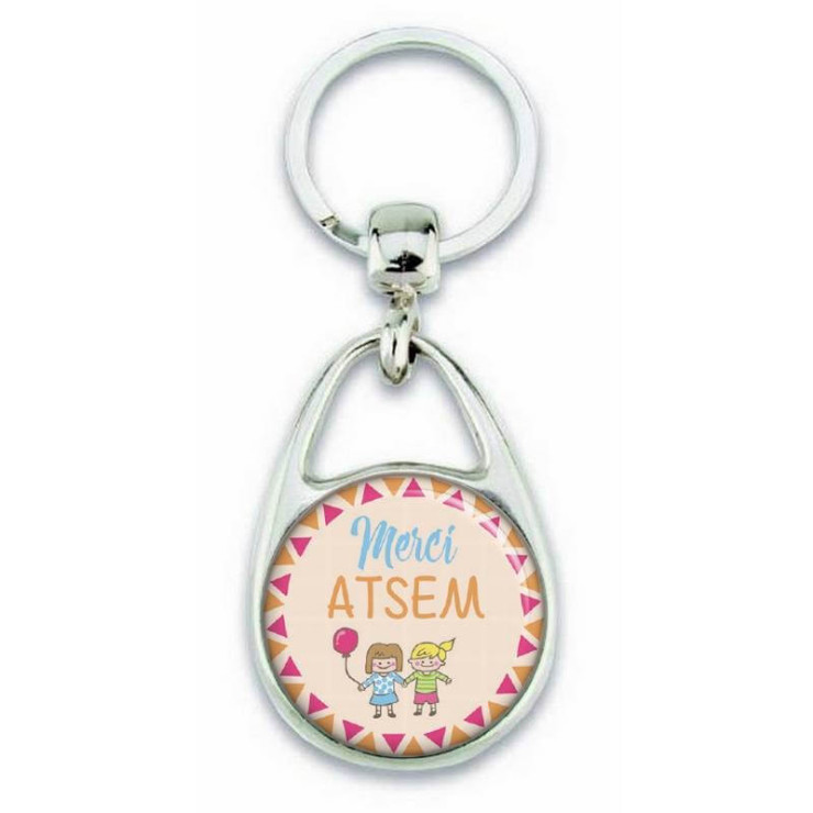 Porte clés pour dire merci Atsem - Em création