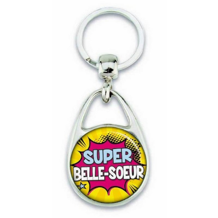 Porte clés super belle-soeur comics - Em création