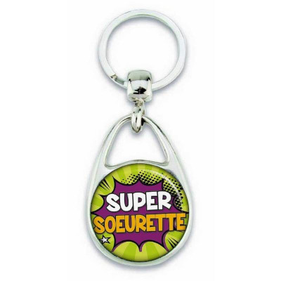 Porte clés super soeurette comics - Em création