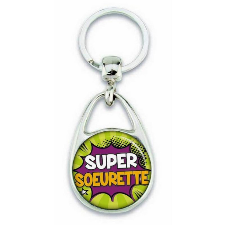       Porte clés super soeurette comics - Em création
    
