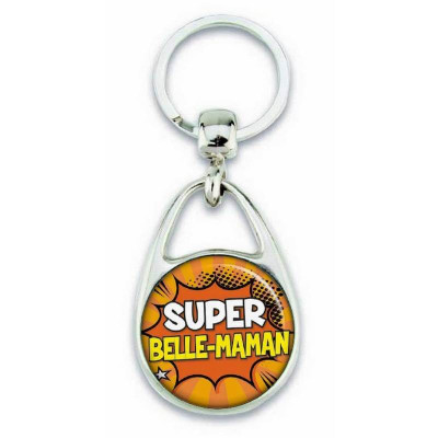 Porte clés super belle maman comics - Em création