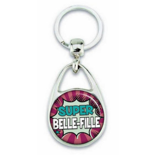 Porte clés super belle fille comics - Em création