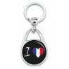 Porte clés J'aime la france - Em création - Porte-clés