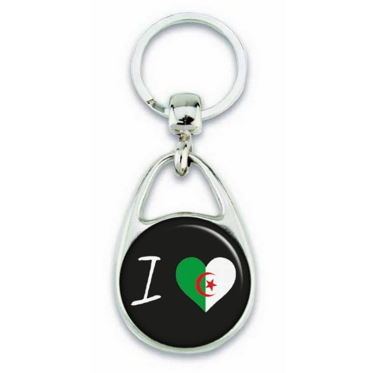 Porte clés ' J'aime l'Algérie ' - Em création