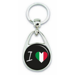 Porte clés ' J'aime l'Italie ' - Em création