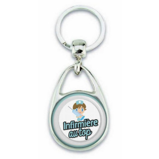 Porte clés "Infirmière au top" - Em création