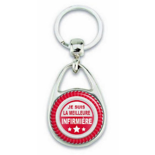 Porte clés "Je suis la meilleure Infirmière" - Em création