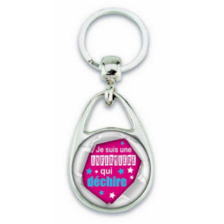 Beau porte clés pour une infirmière qui déchire - Em création