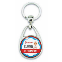 Porte clés Super Infirmière
