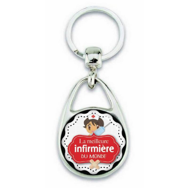 Porte clés "La meilleure infirmière du monde" - Em création