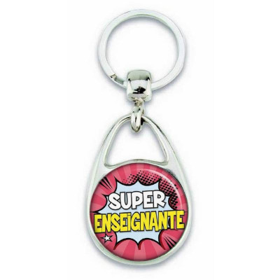 Porte clés Super enseignante - Em création