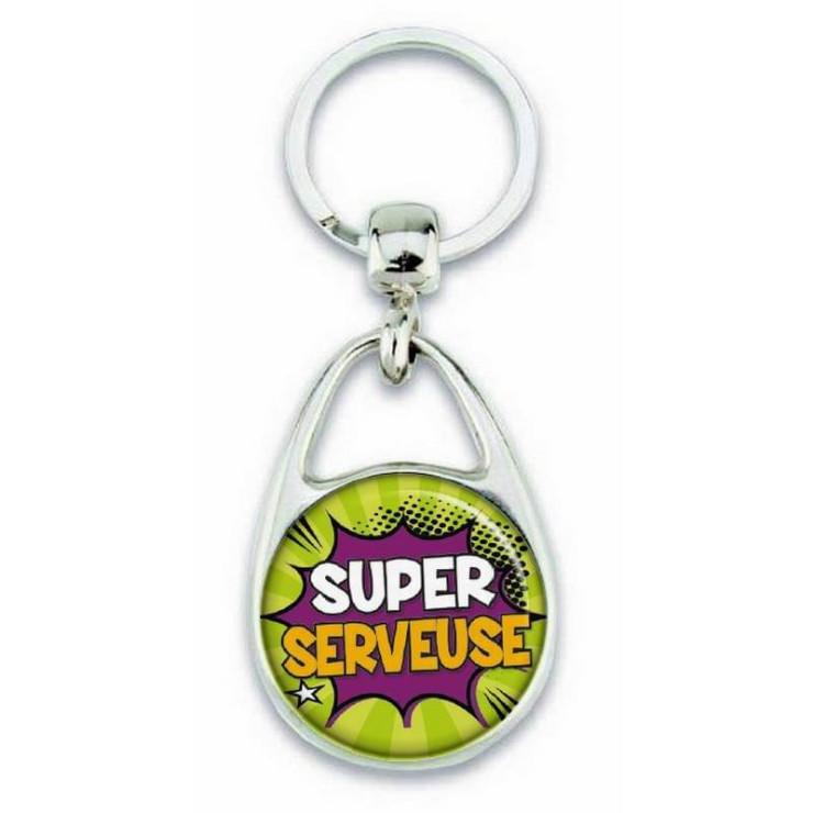       Porte clés "Super serveuse" - Em création
    