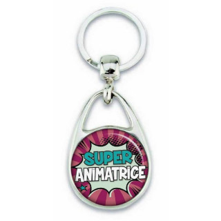 Porte clés "Super animatrice" - Em création