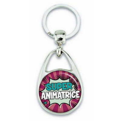 Porte clés "Super animatrice" - Em création