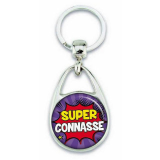 Porte clés "Super connasse" comics - Em création