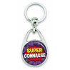 Porte clés "Super connasse" comics - Em création - Porte-clés Femme