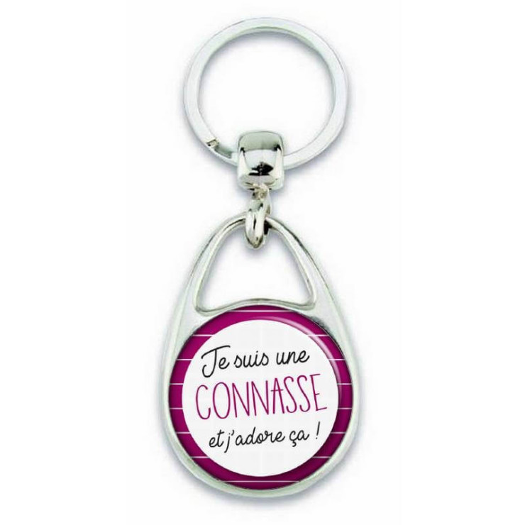 Porte clés "Je suis une connasse et j'adore ça!" - Em création
