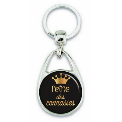 Porte clés "Reine des connasses" - Em création