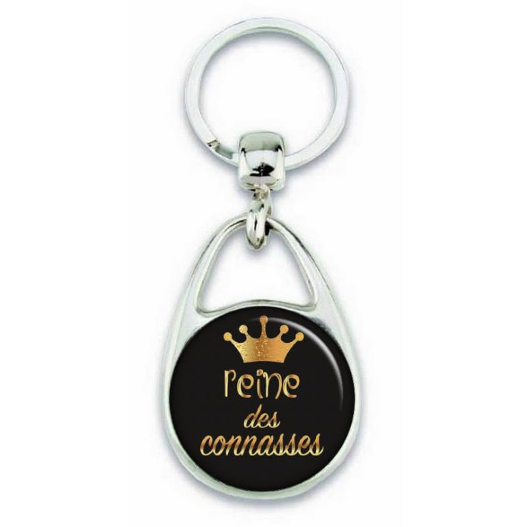 Porte clés "Reine des connasses" - Em création