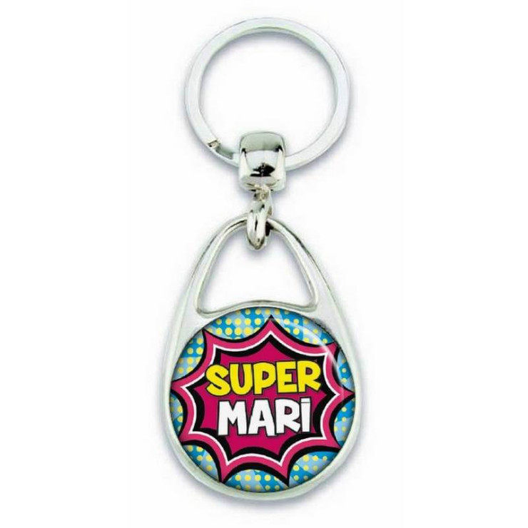       Porte clés "Super mari" comics - Em création
    