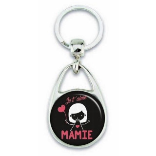 Porte clés "Je t'aime mamie" - Em création