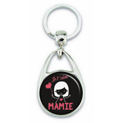 Porte clés "Je t'aime mamie" - Em création